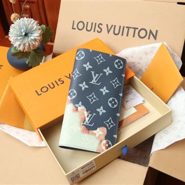 LOUIS VUITTON   2024新款時尚皮夾  尺寸：19-10-2CM