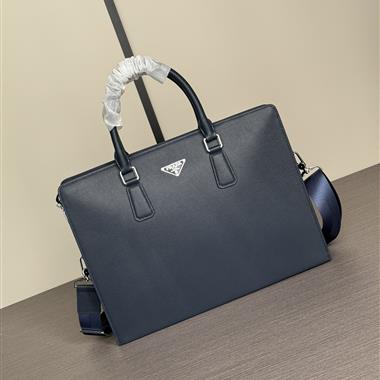 PRADA   2024新款男生時尚包包  尺寸：38-29-7CM