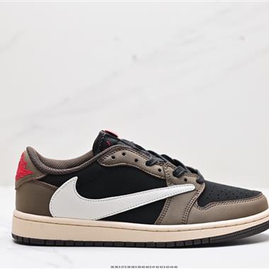 fragment design x Travis Scott x Nike Air Jordan 1 Low OG SP"Black/Green Toe"AJ1