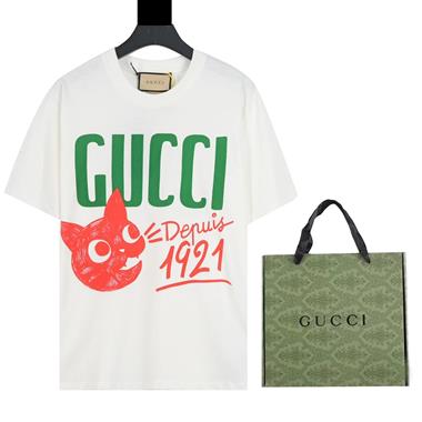 GUCCI   2024夏季新款短袖T恤  歐規尺寸偏大