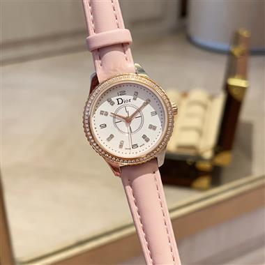 DIOR   2024新款時尚休閒手錶  尺寸：33MM