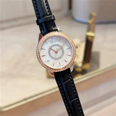 DIOR   2024新款時尚休閒手錶  尺寸：33MM