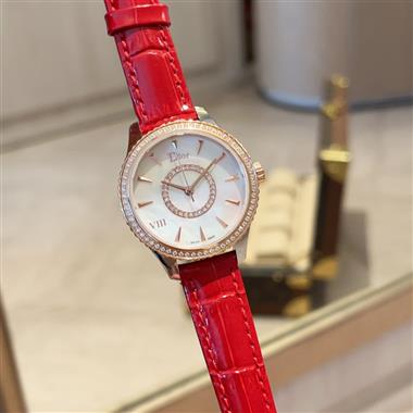 DIOR   2024新款時尚休閒手錶  尺寸：33MM