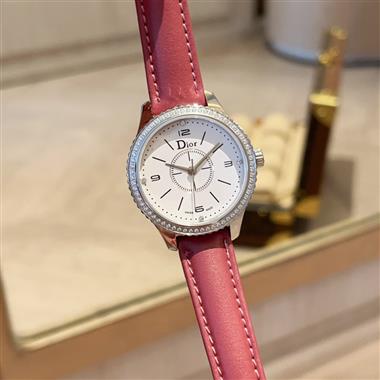 DIOR   2024新款時尚休閒手錶  尺寸：33MM