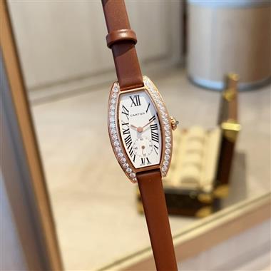 CARTIER   2024新款時尚休閒手錶  尺寸：23*30MM