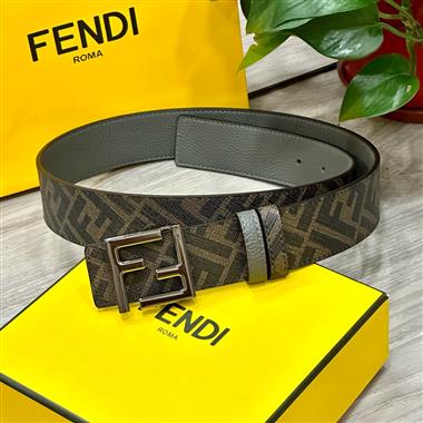 FENDI  2024新款時尚皮帶  3.8CM