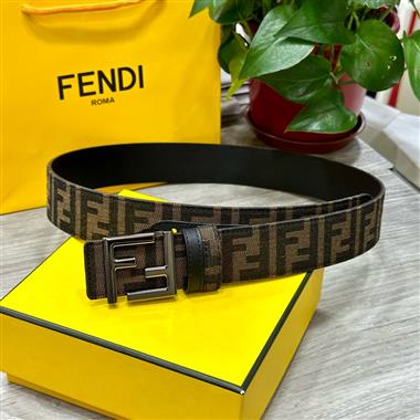 FENDI  2024新款時尚皮帶  3.8CM