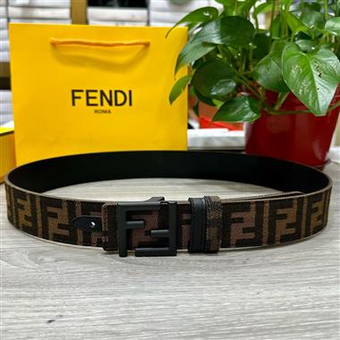 FENDI  2024新款時尚皮帶  3.8CM