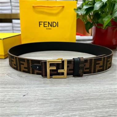 FENDI  2024新款時尚皮帶  3.8CM