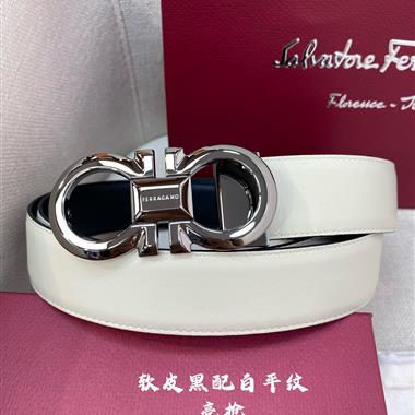 Ferragamo    2024新款時尚皮帶  3.5CM