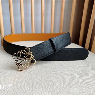 LOEWE    2024新款時尚皮帶   4.0CM