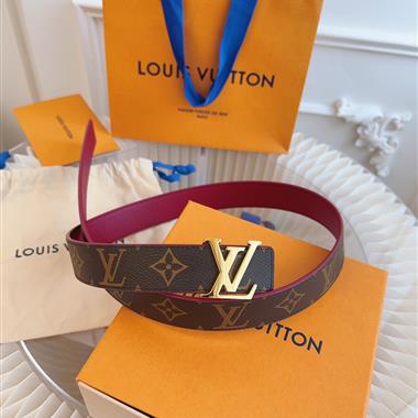 LOUIS VUITTON   2024新款時尚皮帶  3.0CM