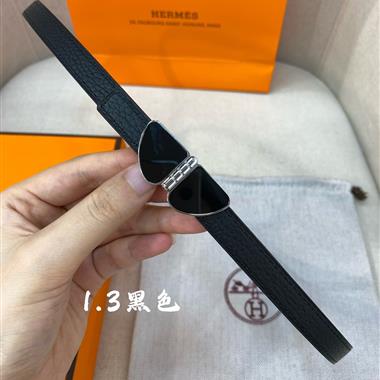 HERMES   2024新款時尚皮帶  1.3CM