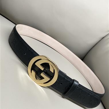 GUCCI   2024新款時尚皮帶  4.0CM