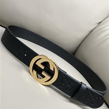 GUCCI   2024新款時尚皮帶  4.0CM