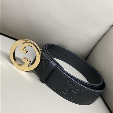 GUCCI   2024新款時尚皮帶  3.0CM