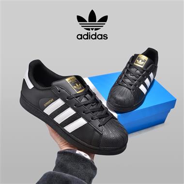 Adidas 三葉草 Originals Superstar貝殼頭經典百搭休閑運動板鞋
