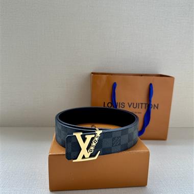 LOUIS VUITTON   2024新款時尚皮帶  4.0CM