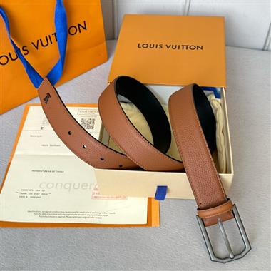 LOUIS VUITTON   2024新款時尚皮帶  3.5CM