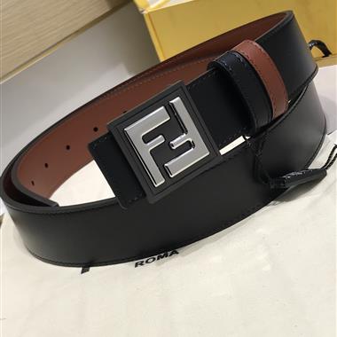 FENDI   2024新款時尚皮帶  3.5CM