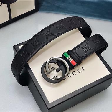 GUCCI   2024新款時尚皮帶  3.8CM