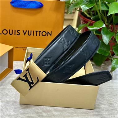 LOUIS VUITTON   2024新款時尚皮帶  3.5CM