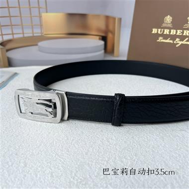 BURBERRY    2024新款時尚皮帶  3.5CM