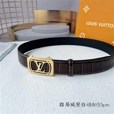 LOUIS VUITTON     2024新款時尚皮帶  3.5CM