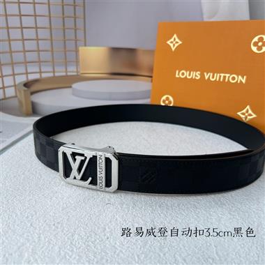 LOUIS VUITTON     2024新款時尚皮帶  3.5CM