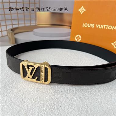 LOUIS VUITTON     2024新款時尚皮帶  3.5CM