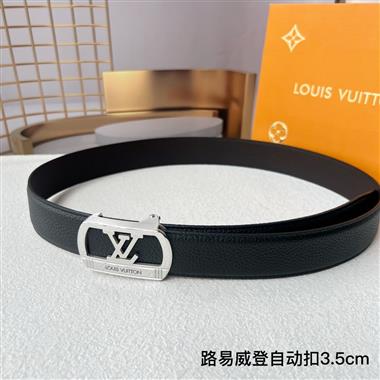 LOUIS VUITTON     2024新款時尚皮帶  3.5CM