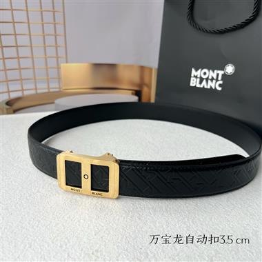 Montblanc     2024新款時尚皮帶  3.5CM