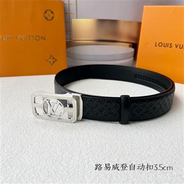 LOUIS VUITTON     2024新款時尚皮帶  3.5CM