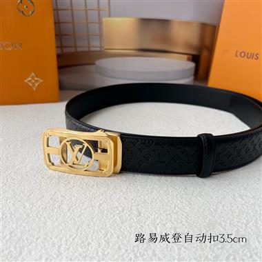 LOUIS VUITTON     2024新款時尚皮帶  3.5CM