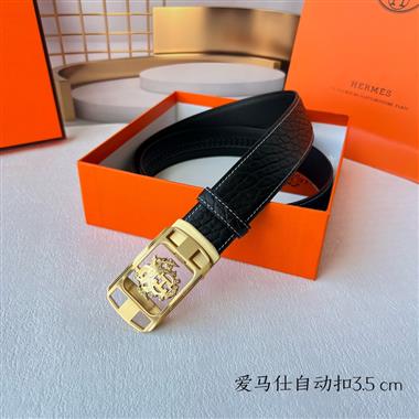 HERMES   2024新款時尚皮帶  3.5CM