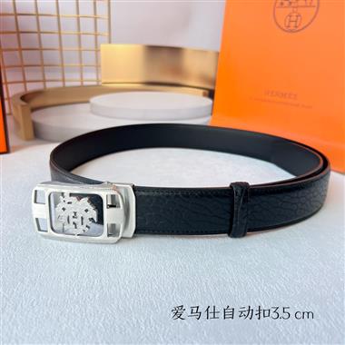 HERMES   2024新款時尚皮帶  3.5CM