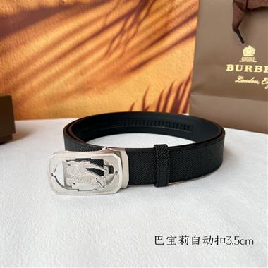 BURBERRY   2024新款時尚皮帶  3.5CM