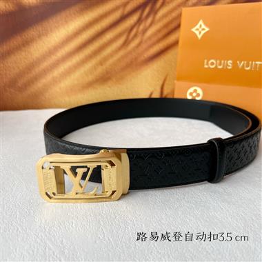 LOUIS VUITTON   2024新款時尚皮帶  3.5CM