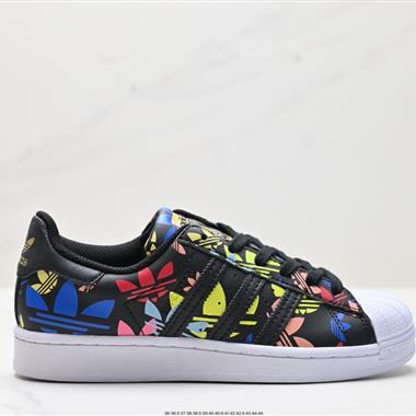 Adidas 三葉草 Originals Superstar貝殼頭系列低幫經典百搭休閑運動板鞋