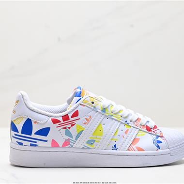 Adidas 三葉草 Originals Superstar貝殼頭系列低幫經典百搭休閑運動板鞋