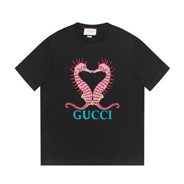 GUCCI   2024夏季新款短袖T恤  尺寸偏大