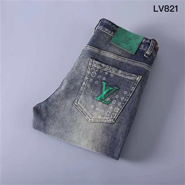 LouisVuitton   2024秋冬新款休閒牛仔褲