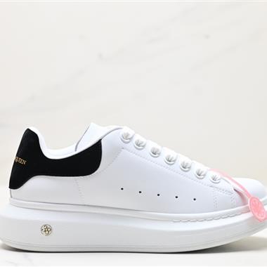 Alexander McQueen  Sole Leather Sneakers低幫時裝厚底休閑運動小白鞋