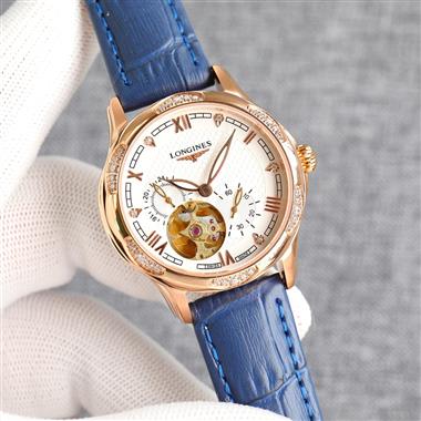 LONGINES   2024新款時尚休閒手錶  尺寸：34MM