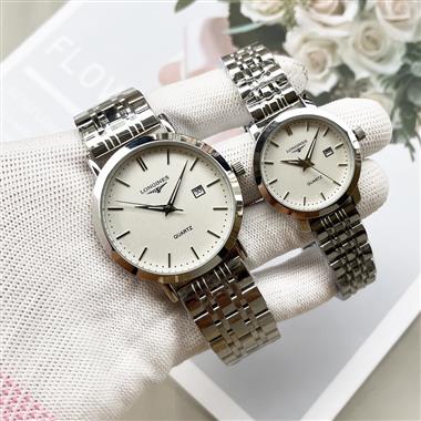 LONGINES   2024新款時尚休閒手錶  尺寸：男39MM 女29MM