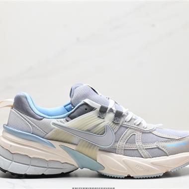 Nike Wmns V2K Runtekk Low」White Grey Pink」復古潮系列未來復古老爹風百搭休閑運動慢跑鞋