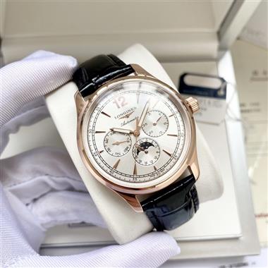 LONGINES  2024新款時尚休閒手錶 尺寸：40MM