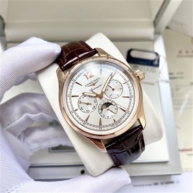 LONGINES  2024新款時尚休閒手錶 尺寸：40MM