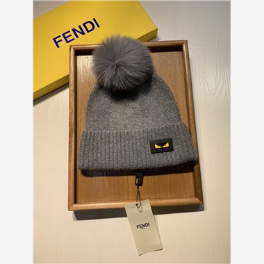 FENDI   2024秋冬新款時尚毛線帽子