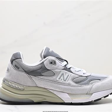 JJJJound x New Balance NB 992 翻毛皮減震防滑耐磨透氣低幫休閑跑步鞋